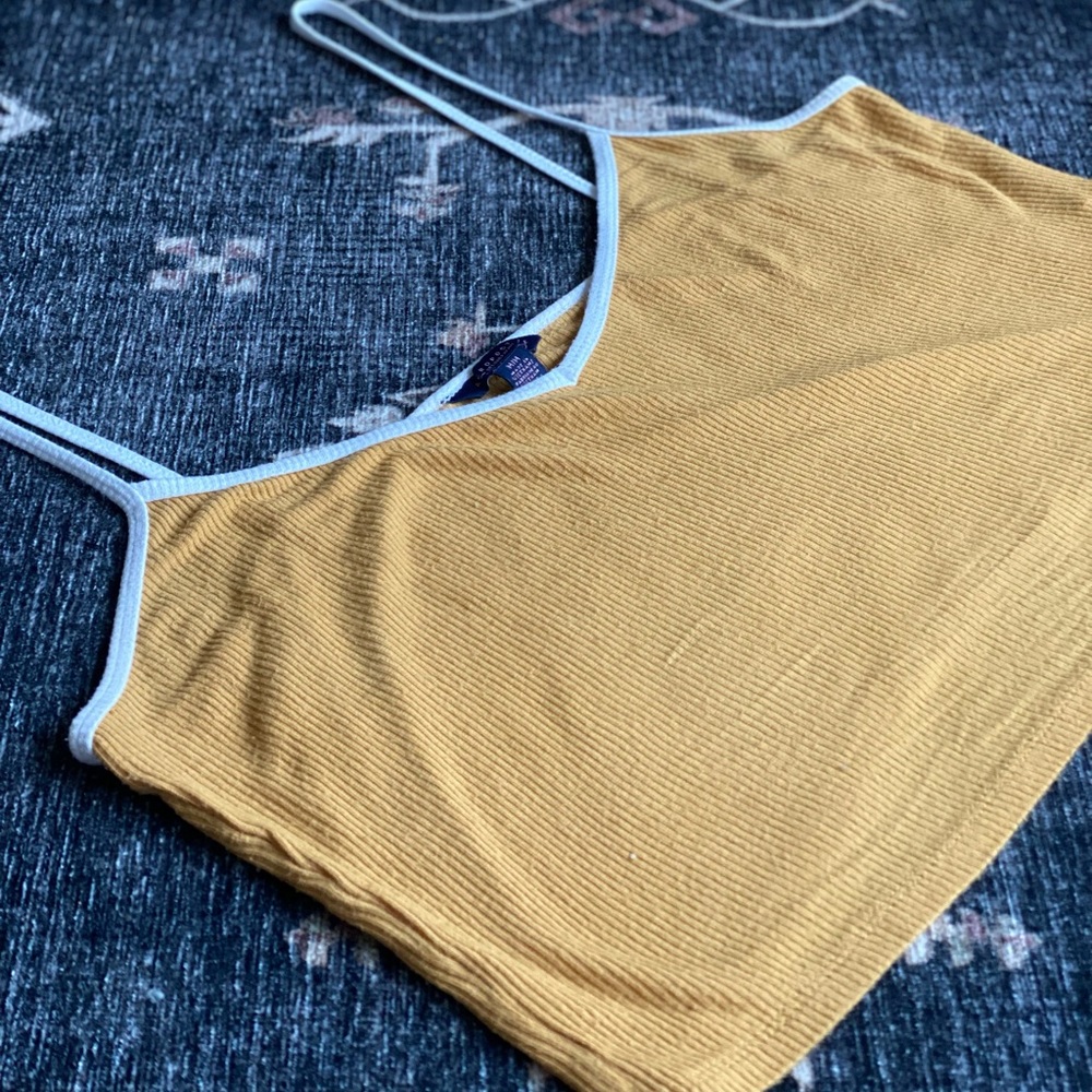Mustard Crop Top
